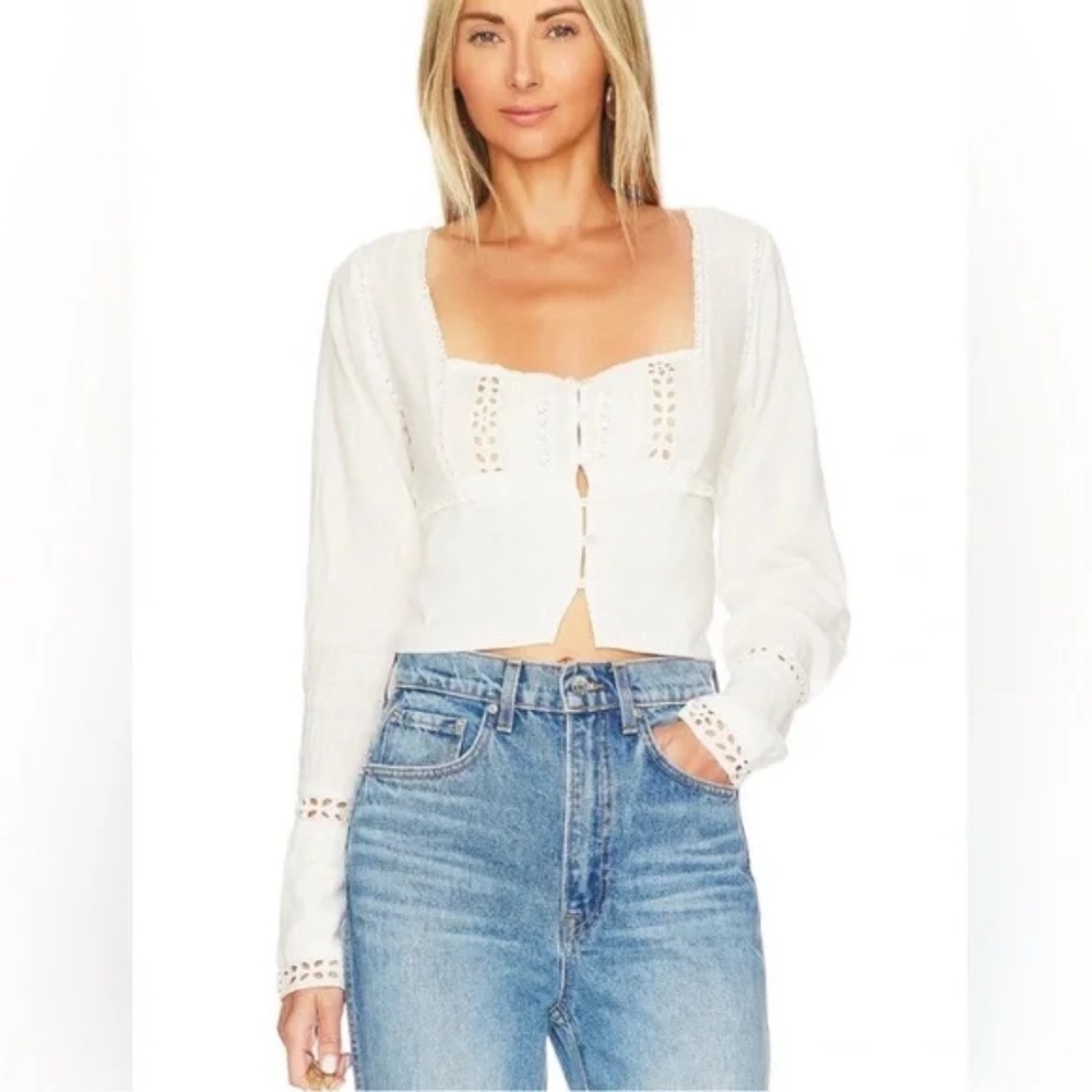 NWT! FREE PEOPLE Joi Blouse